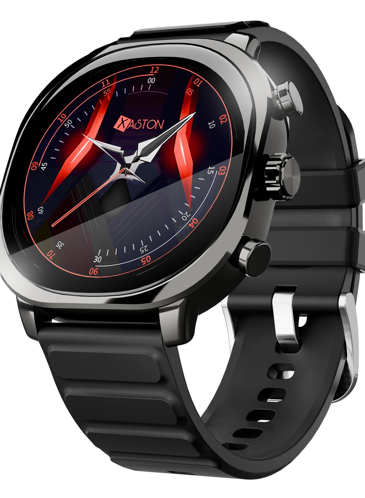XASTON Classico NS103 Bluetooth Calling Smart Watch with 1.43” AMOLED Display, IP68 Waterproof Fitness Watch, Heart Rate SpO2 Sleep Monitor, AI Voice Assistant, SOS, Extra Strap